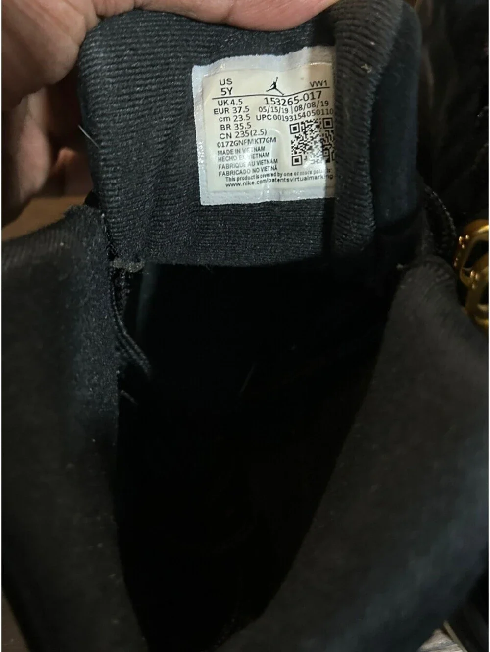 Air Jordan 12 Retro 'Reverse Taxi' SZ 5
